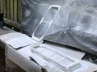 I had ran out of supplies, so just put those pieces to the side for now. With the holes all lined up I could now turn my attention to the fan/radiator brackets: