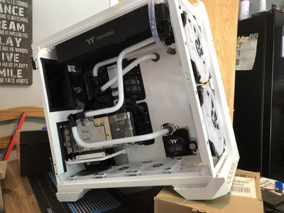 Still have a lot of work still to do, but needed to get the coolant in and everything leak tested before moving on.