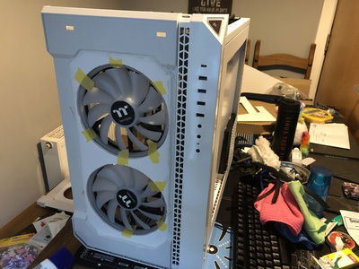 The plan is to get it bonded, then try to make it look as seamless as possible.