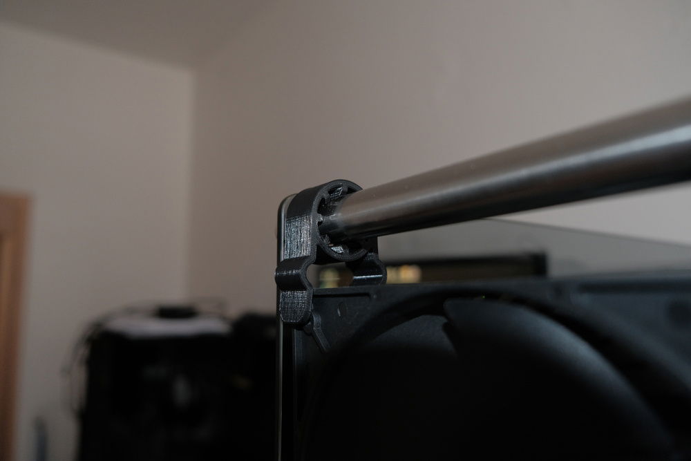 3D printed fan bracket.