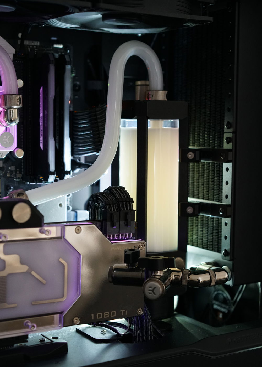 Cablemod cable extensions from before a learnt how to make my own.