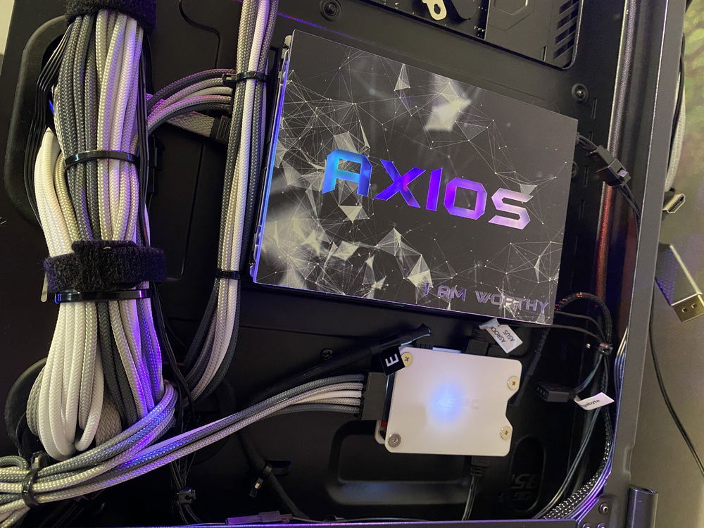 Custom V1 Tech ARGB HDD Backplate