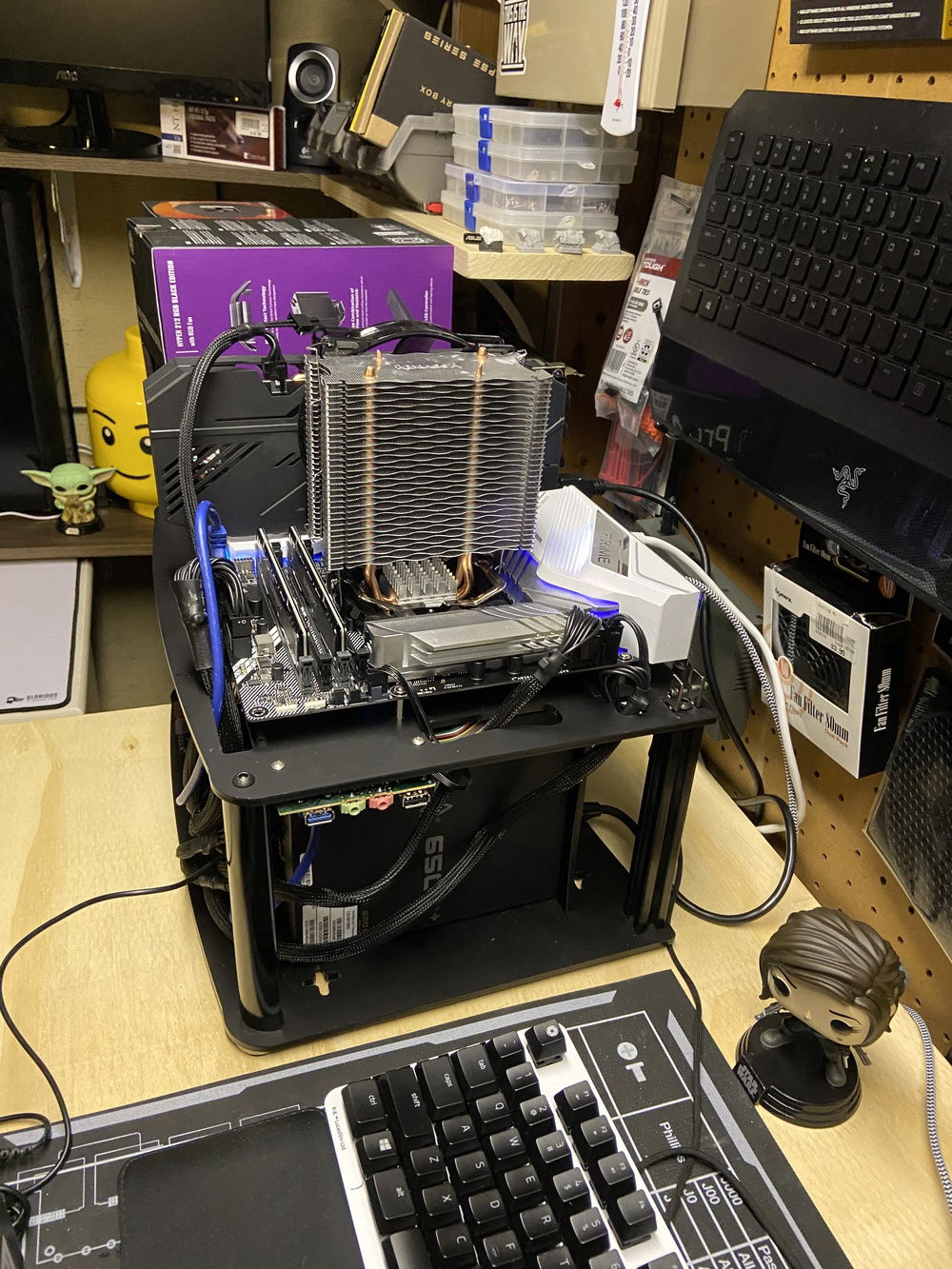 The new upgraded test bench