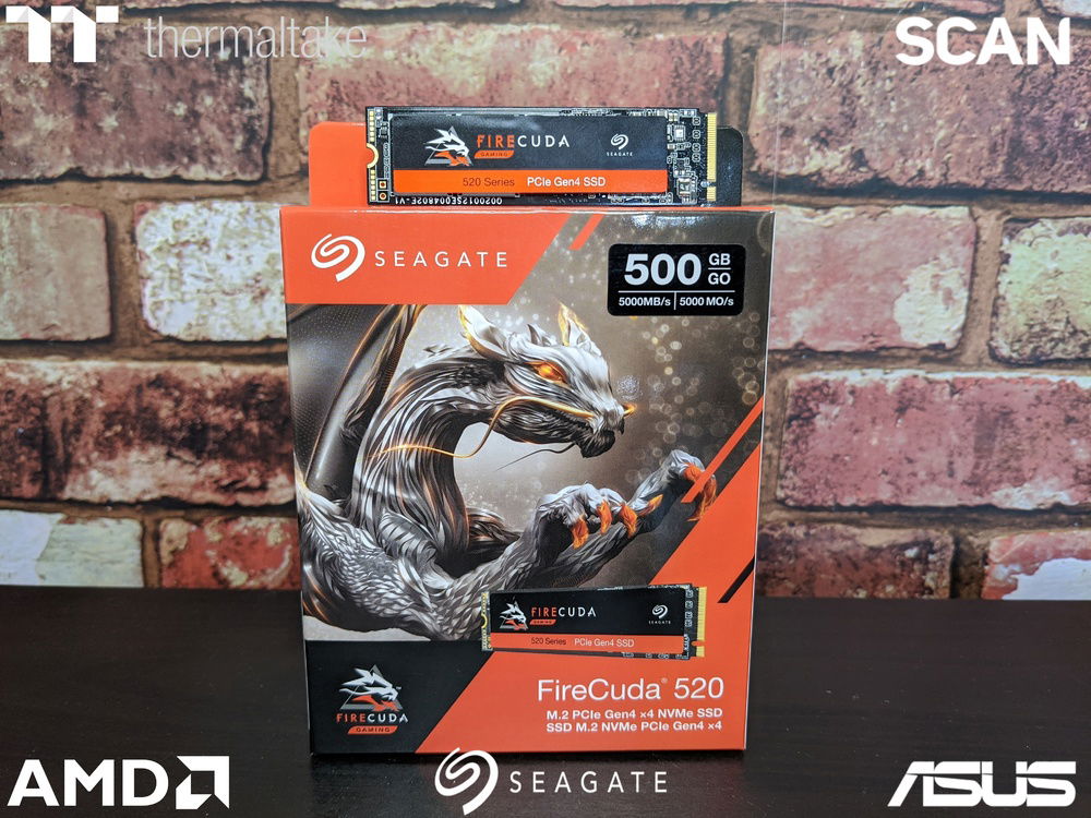 Seagate FireCuda 520 500GB M.2 PCIe 4.0 NVMe SSD