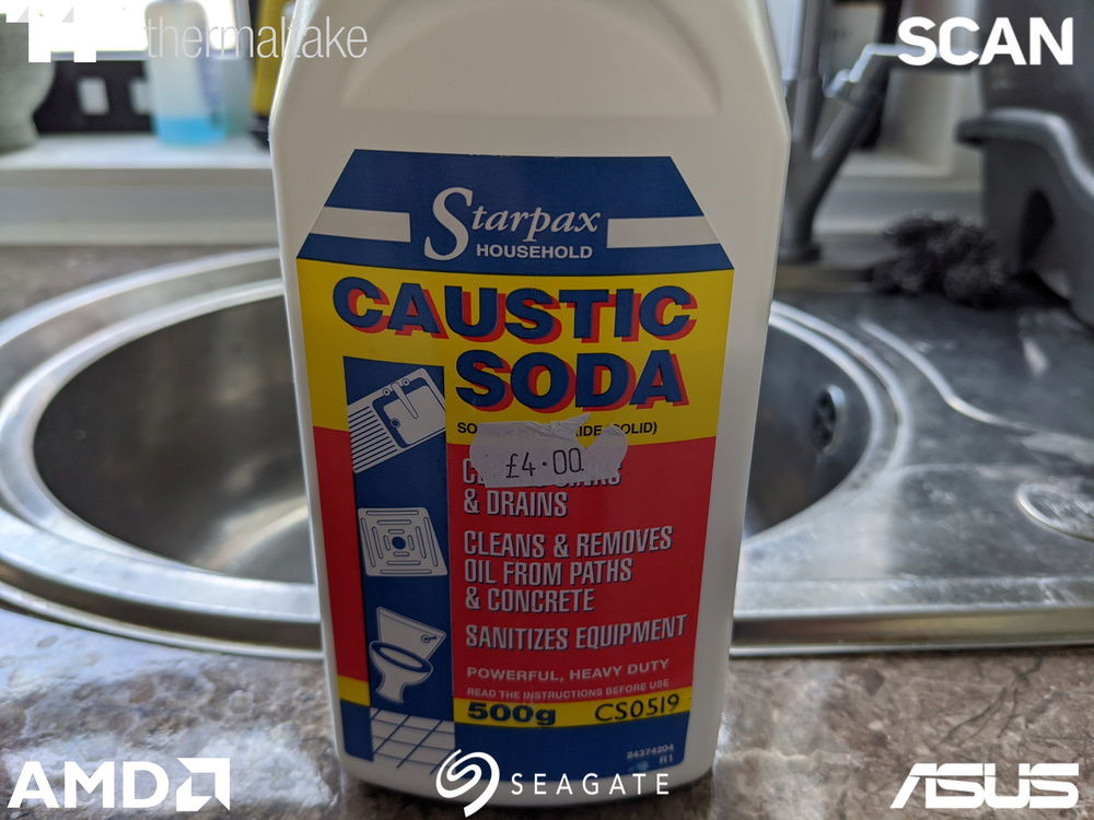 Nasty stuff, but great for removing anodising.