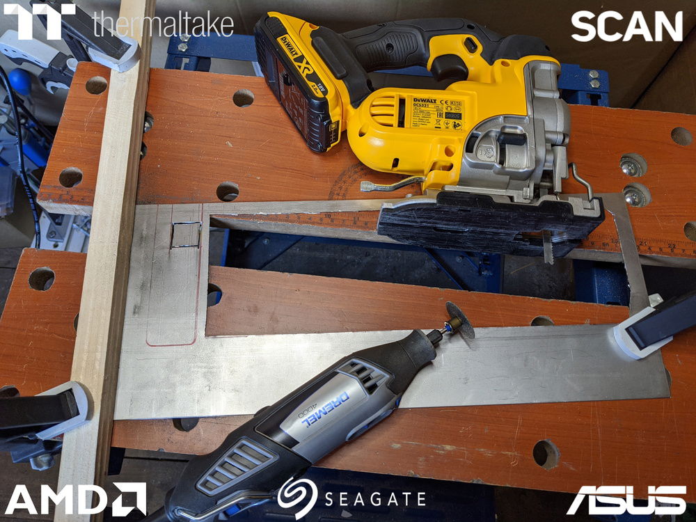 Double teaming on the power tools!