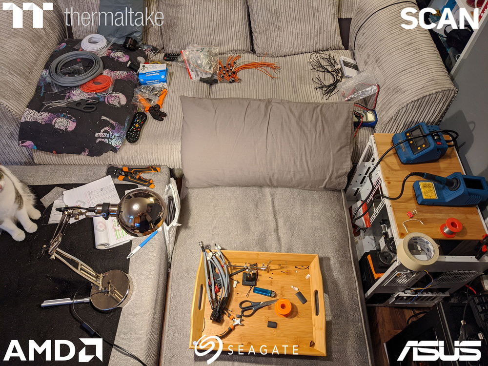 My workstation when the pain got bad.