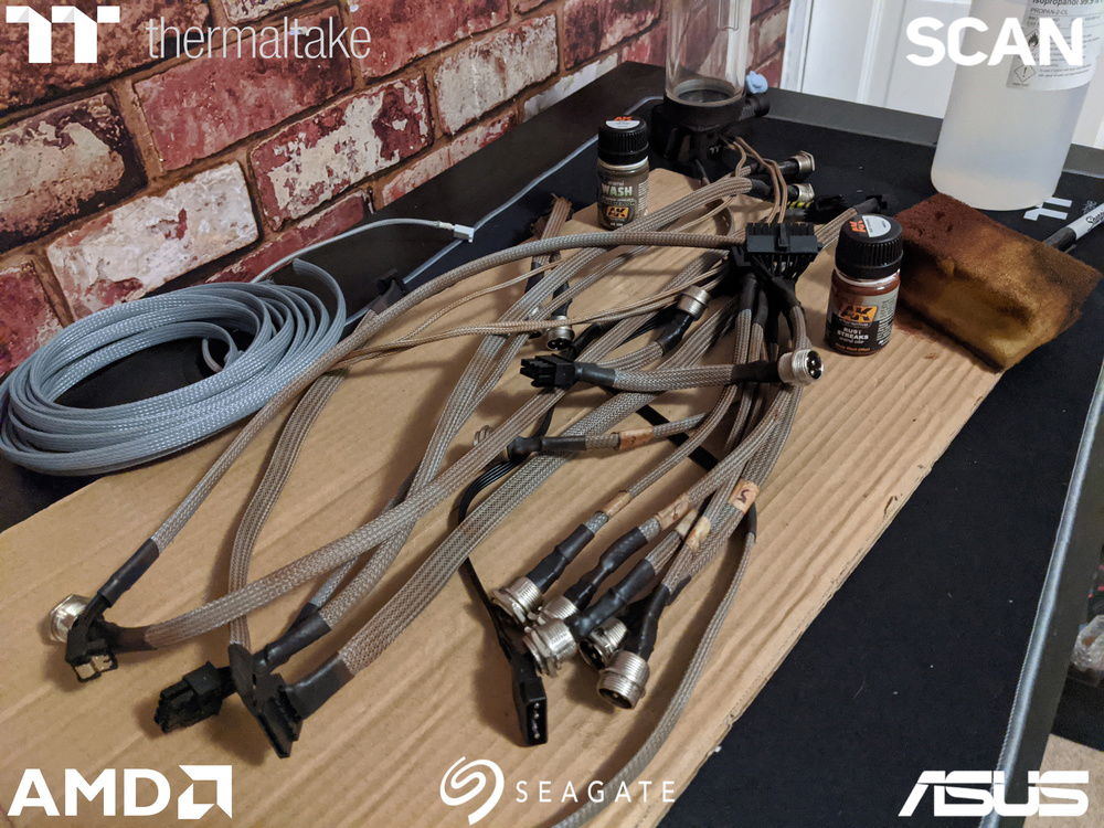 ... rusted muddied up pipework.