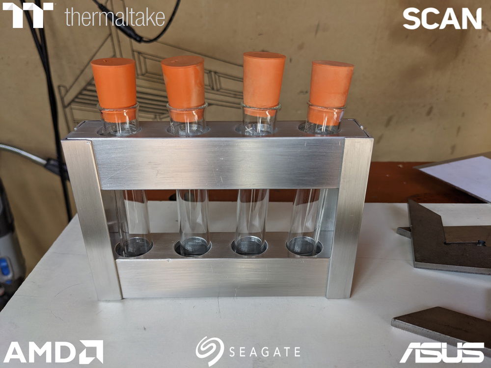 ...to test tube rack