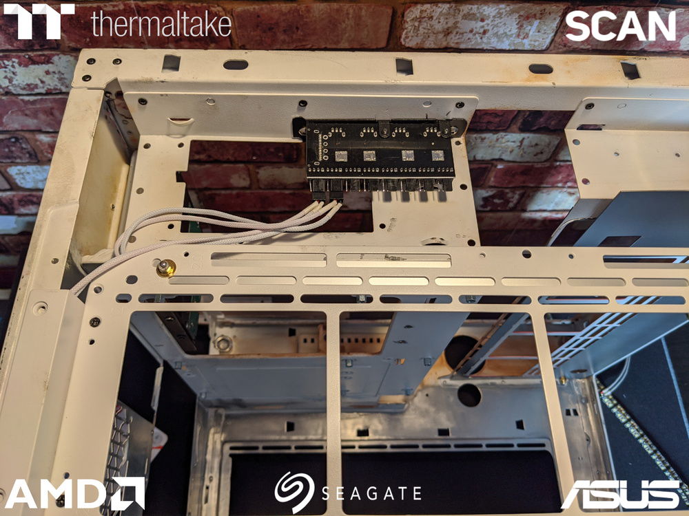 And brightness controlled through this fan controller.