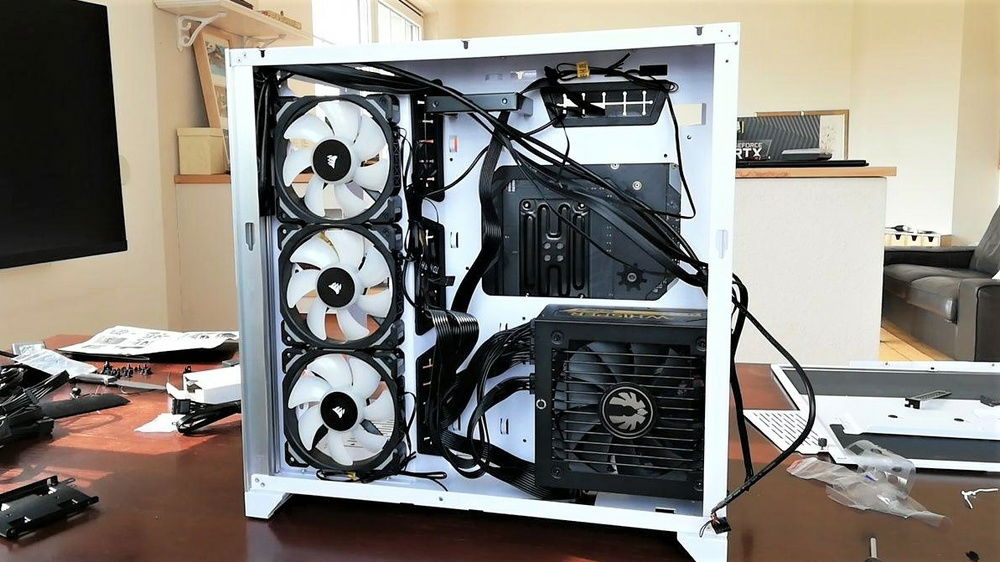 Gotta organize all those cables. Phase 2 will likely introduce more...
Can't wait for Phase 3 to get the cables very nicely sorted out!