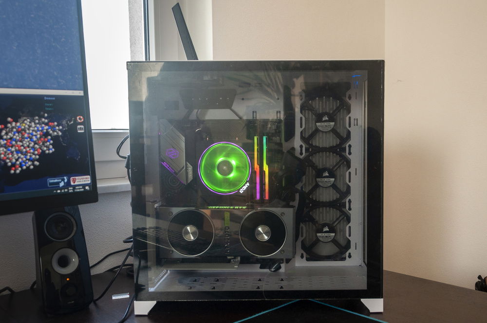 Put the glass panels back on. Time for some F@H!