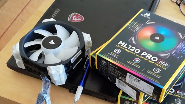 So I decided to get the remaining fans out and paint them.