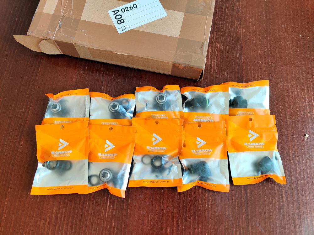 8th May 2020: Someone on our local seconds website was selling a bunch of new, leftover barrow fittings from her build. I snagged this set for €55 and it arrived today.