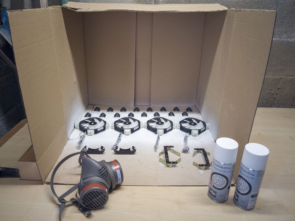 11th May 2020: Going to spend the better part of today painting the last couple of parts that need painting. Depending on how the plastic reservoir mounts turn out, I might consider painting the other black parts of the Res as well.