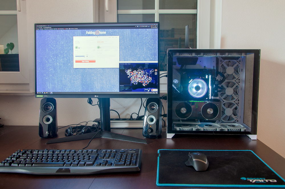 Here's what the setup looks like now.