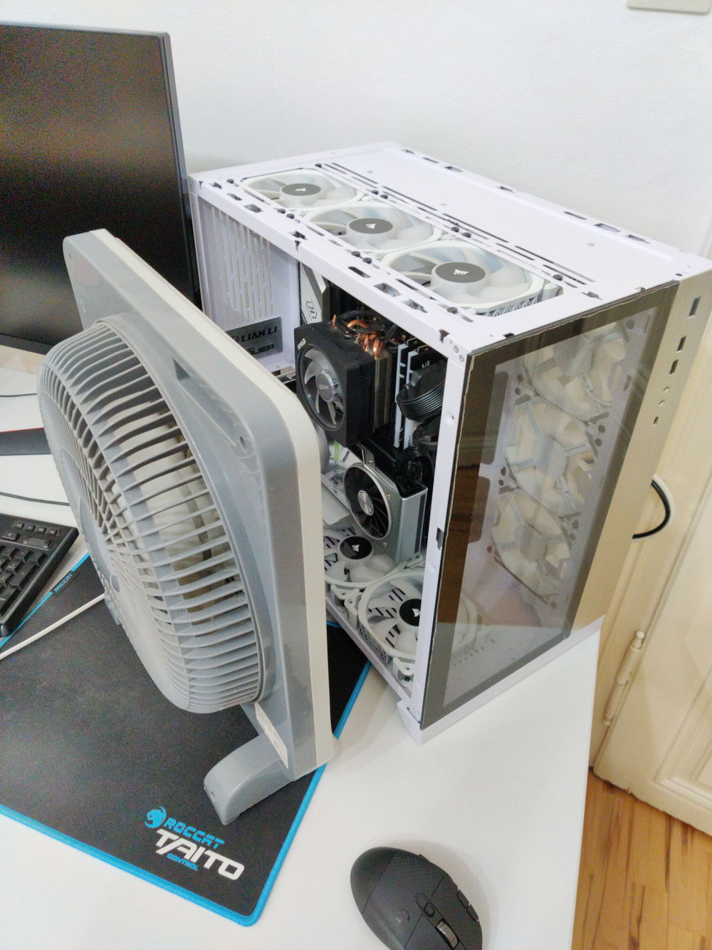24th October 2020: Before building the loop, I thought I'd run a bunch of benchmarks and get a baseline so I know whether or not I've improved performance. And I forgot to record the scores. So I decided to up the Air Cooling to cool the PC down and re-run the bunchmarks :P