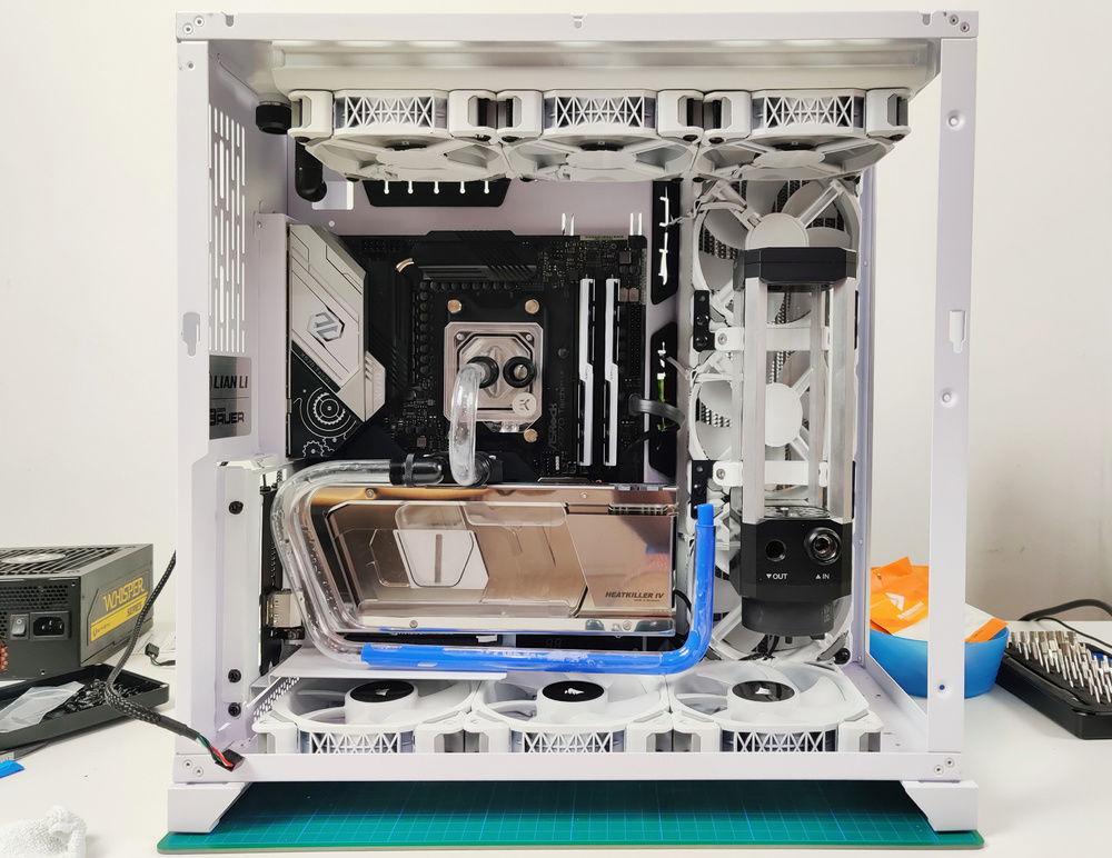 The next challenge was the GPU run. Again, loads of unbending and rebending to get that one just right.