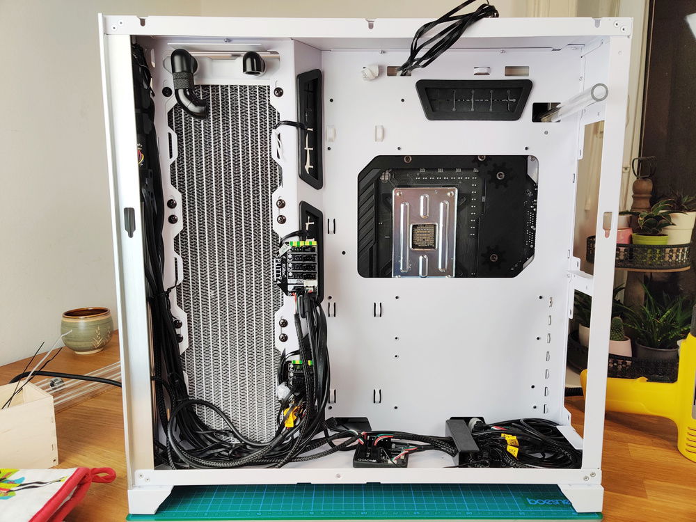 Decided to take a break with the tubing and get the cables in order.