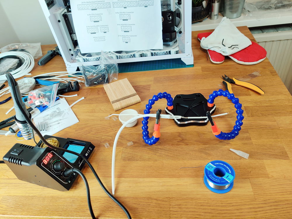 2nd November 20202: First ever time soldering anything at all.