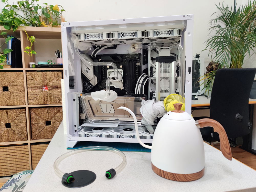 So I wrapped all the joints up, grabbed the pour-over kettle and decided to go for it.