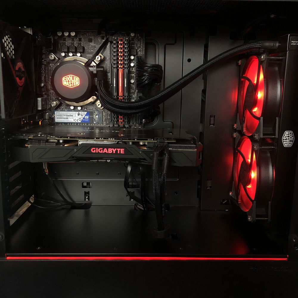 Please ignore the WD blue m.2 SSD with the glass panel on its much hard to see