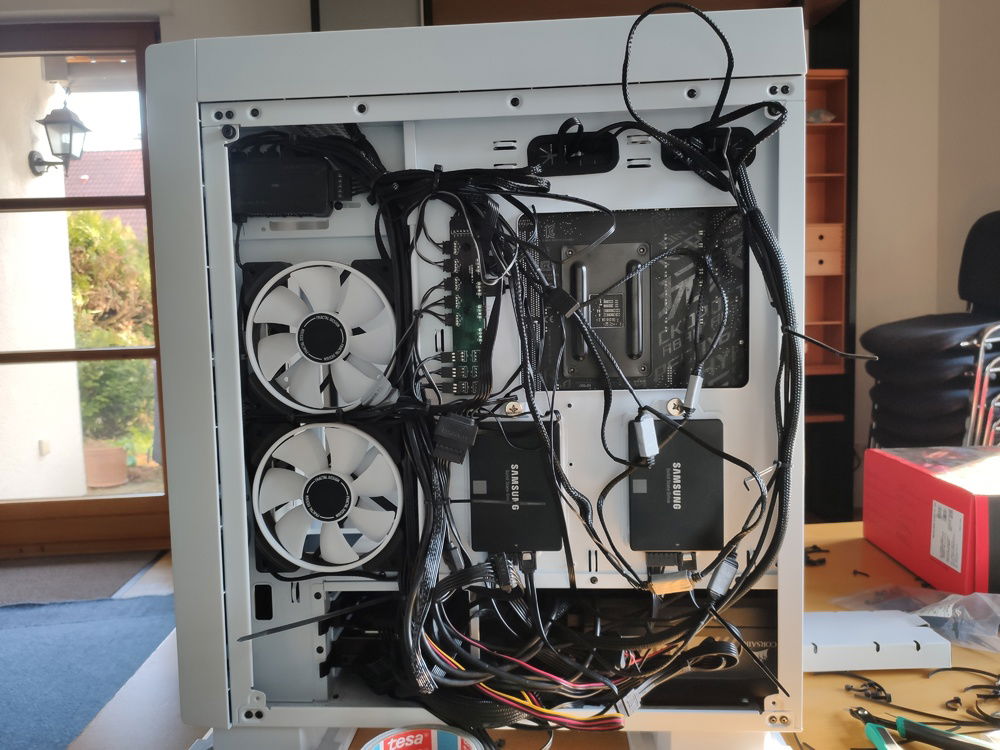 duct tape and zip ties to the rescue :D