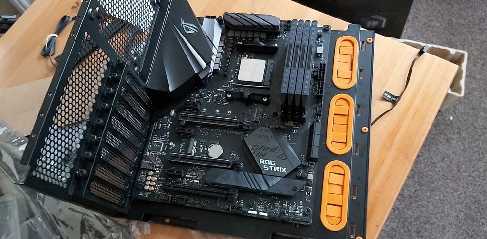 Progress #1 (mobo tray)