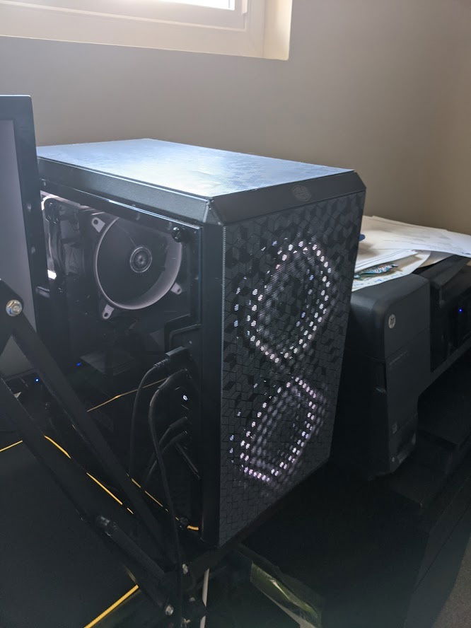 PC Front view.