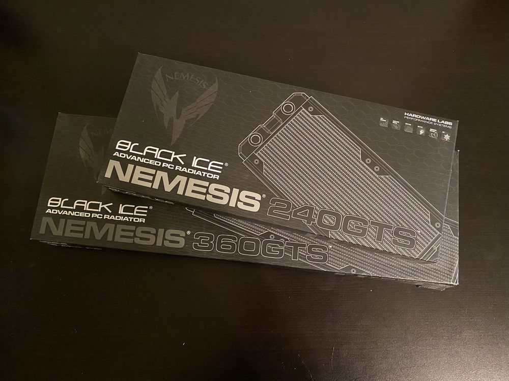 Hardware Labs Black Ice Nemesis 240 and 360 Slim rads