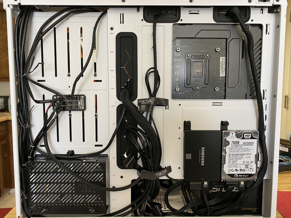 This is the best I can do with Cable management