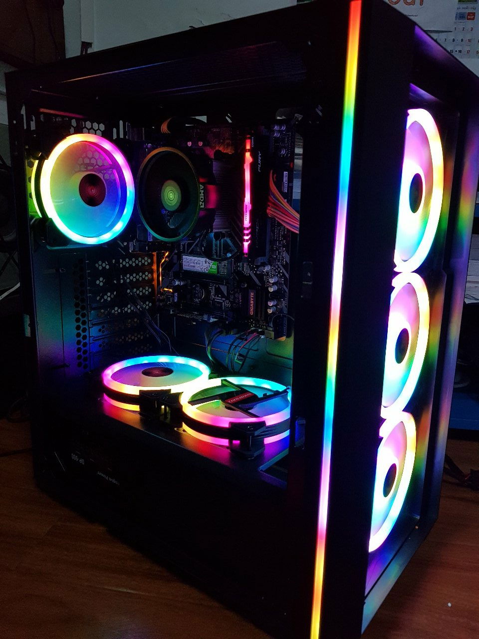 It's my ex-build :) with b450m ds3h and stock cooler. But I upgrade the build to above one.