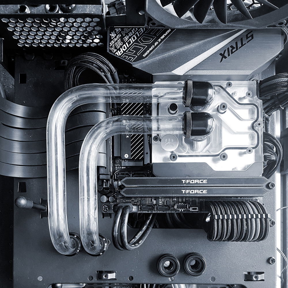 Build progress showing bends under GPU.