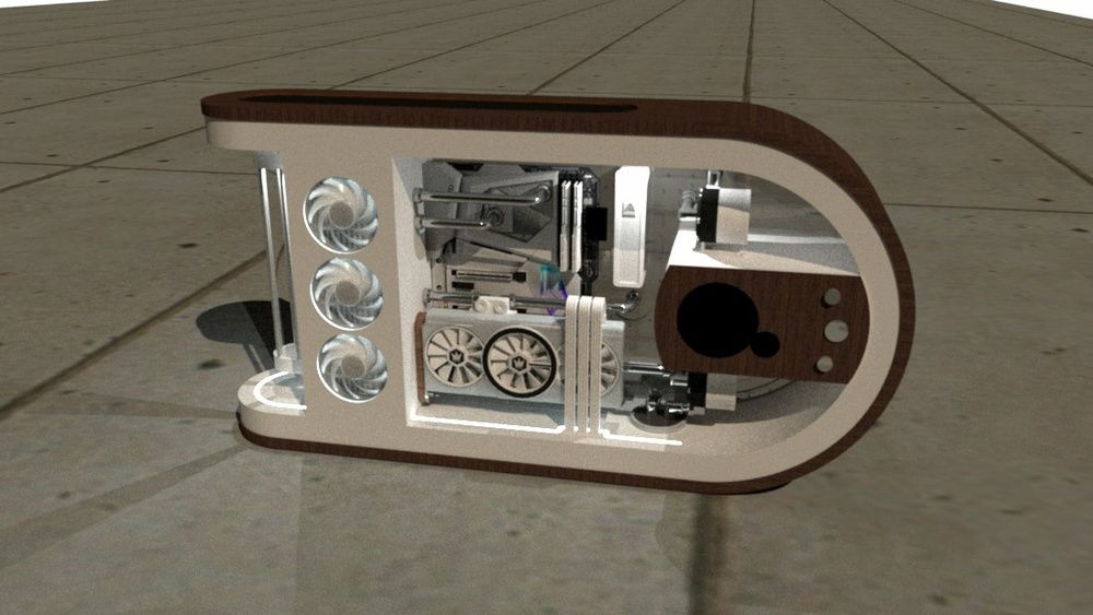 Imagine completion with 3D modeling before starting PC build.