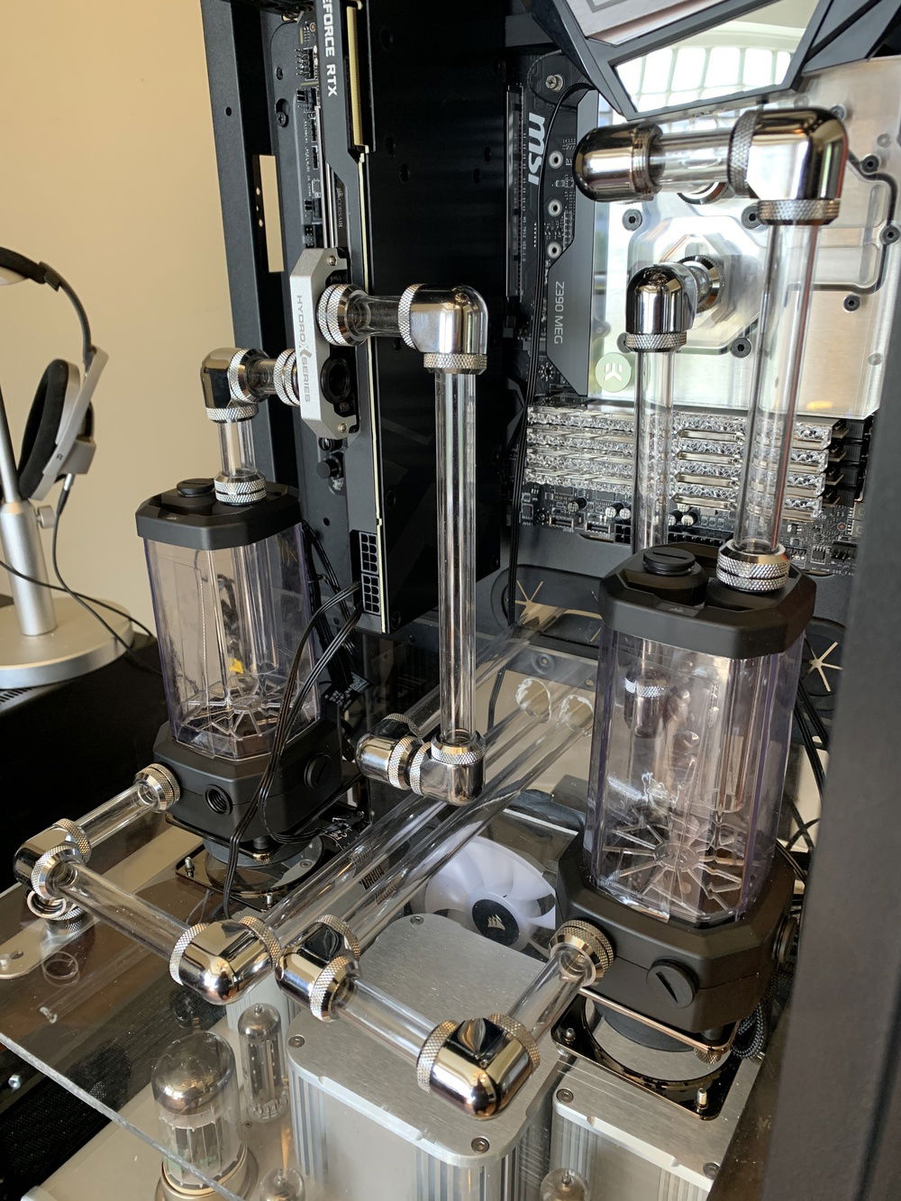 May 3 Loops closed and done. Front of case. Will remove loops to add cables, cleaning and some length adjustments.