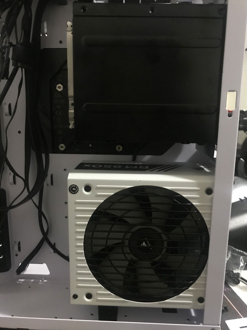 PSU mounted