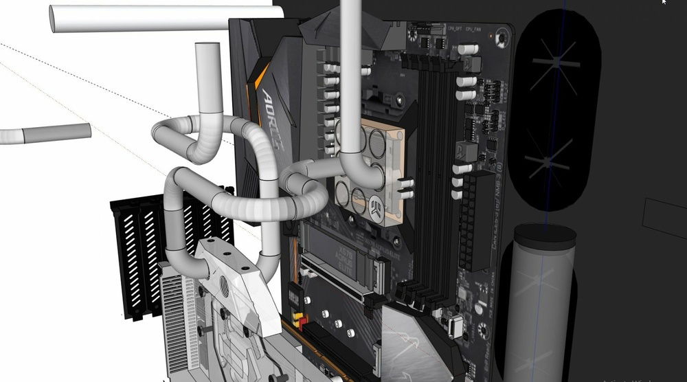 First trying to render my idea. Afterwards it didnt fit at all.