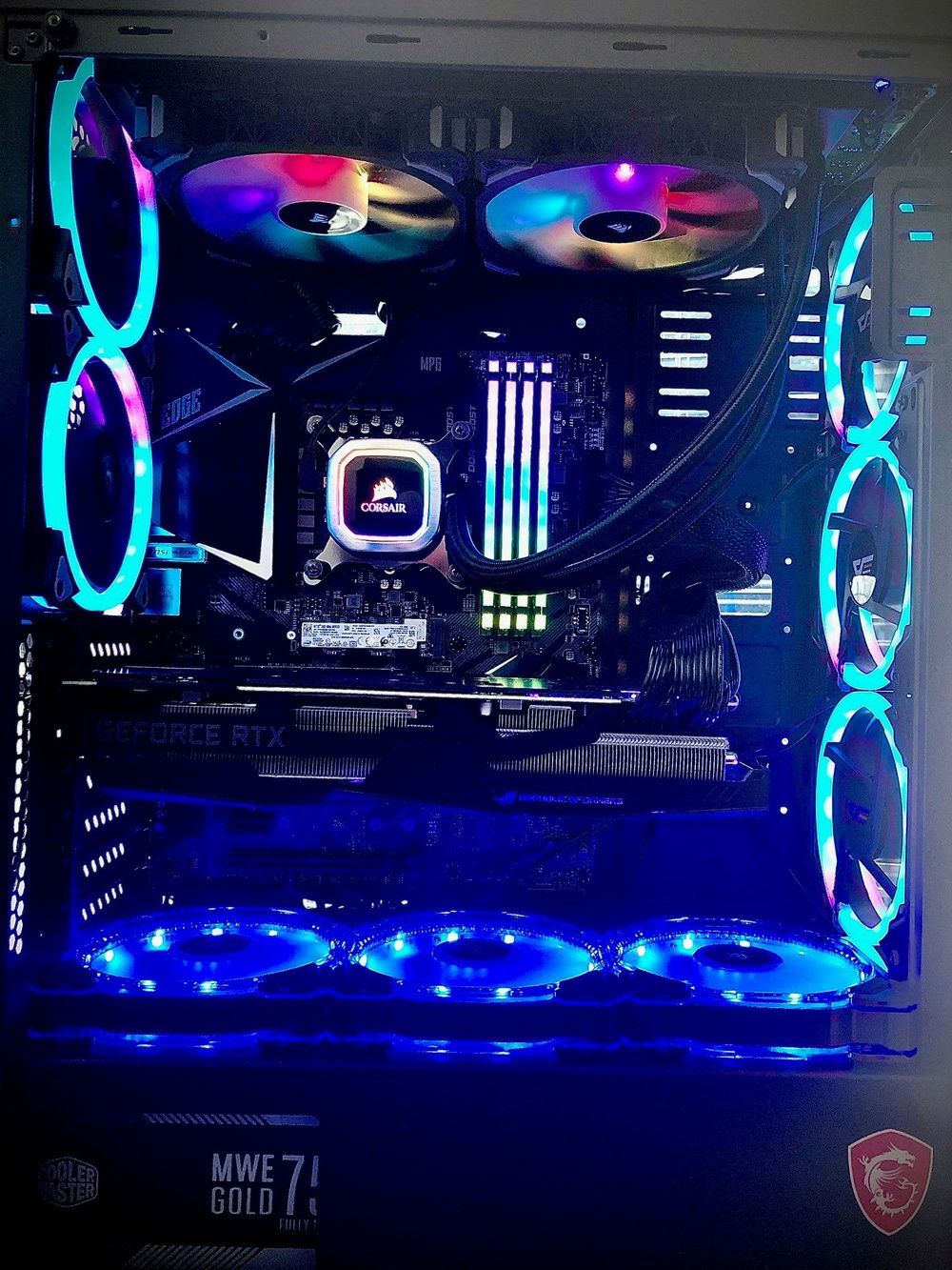 Essentially finished - now with 32g Corsair Pro 3600 RGB Ram