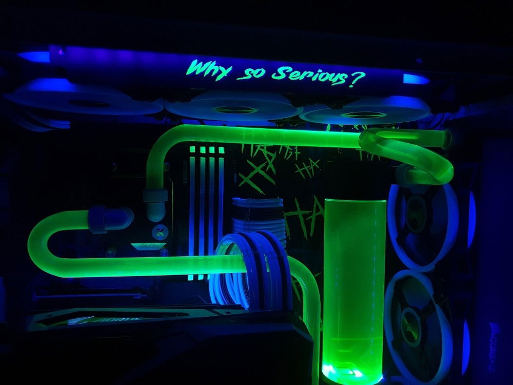 Lights off (except UV) Close