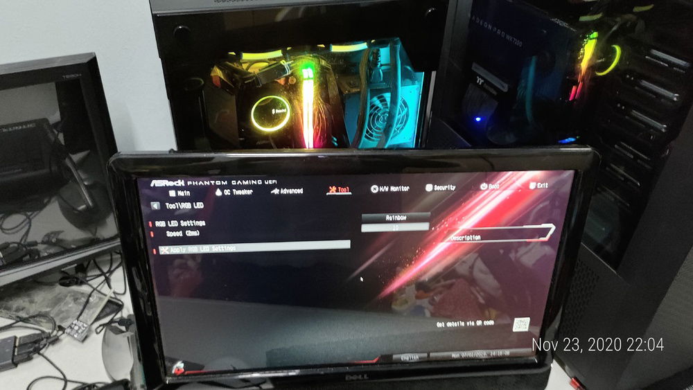 Powered on, and in UEFI BIOS