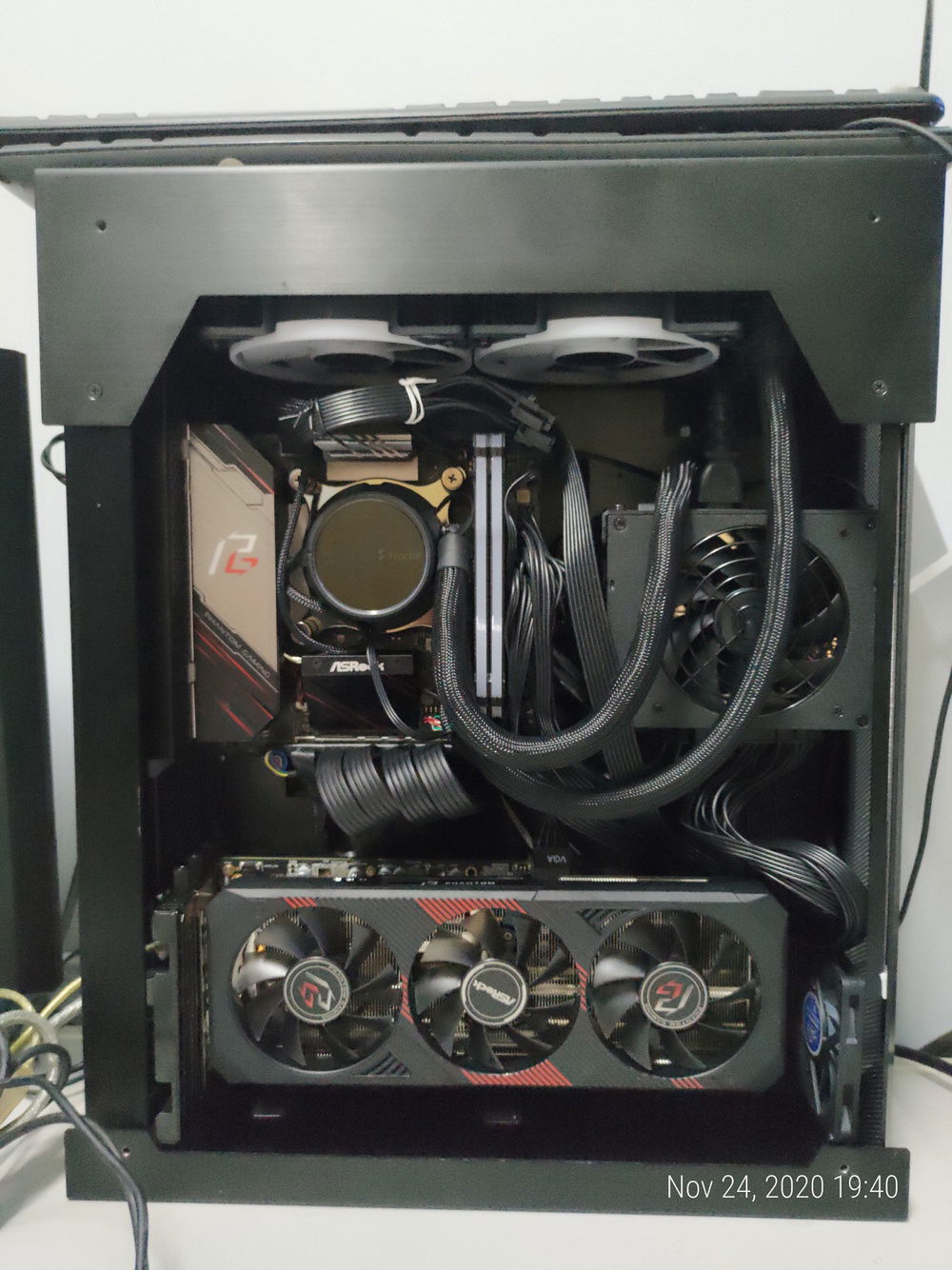 It's really packed inside.