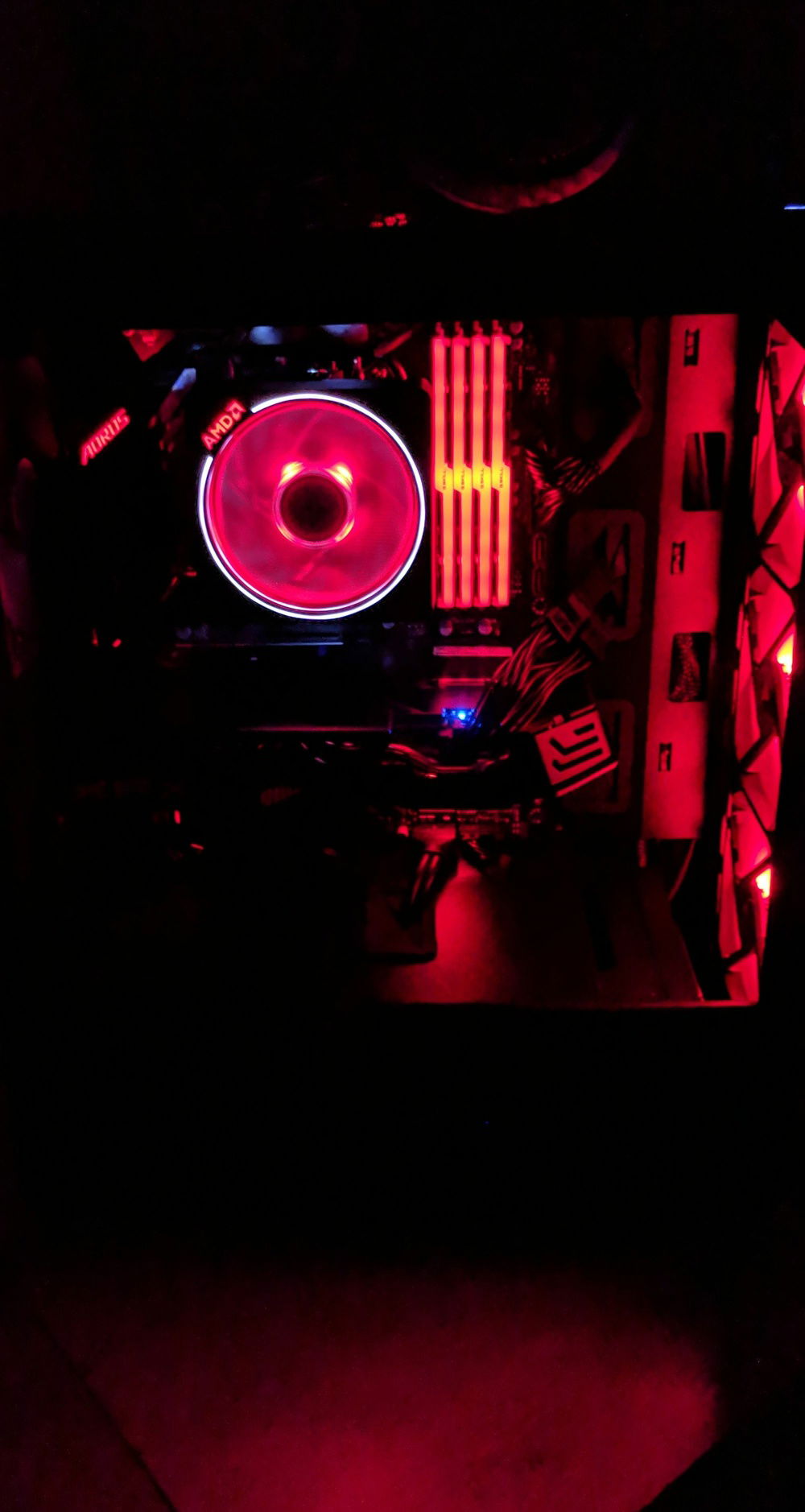 Designated Red and White 
Side View