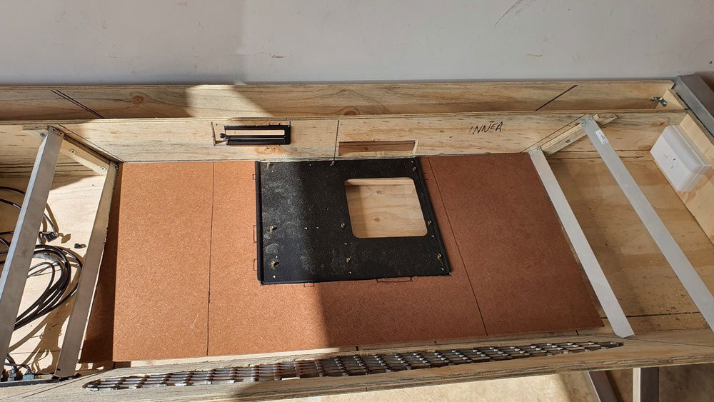 Templating mobo tray shroud