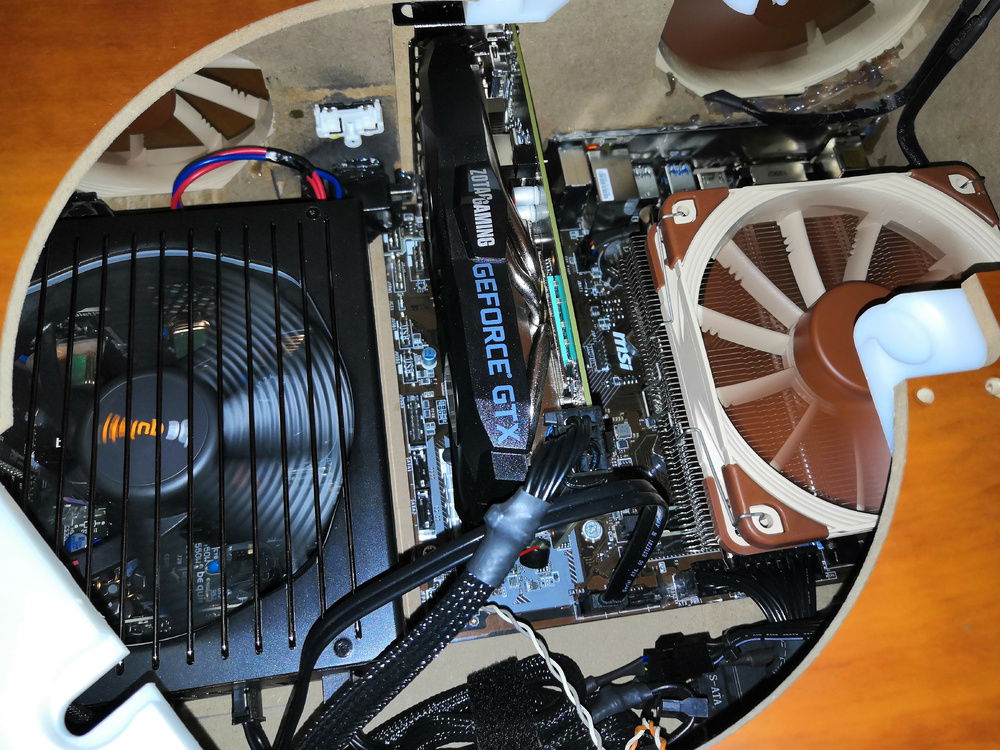 Some view of the internals