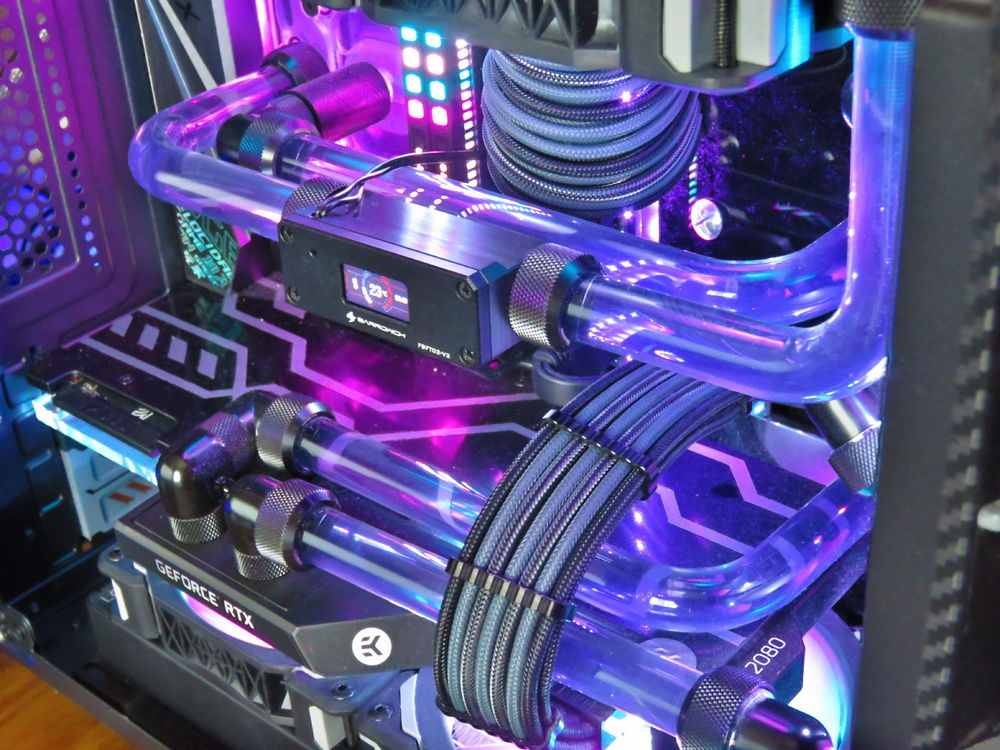 Vinyl sticker cutout to make a custom design on the GFX card.