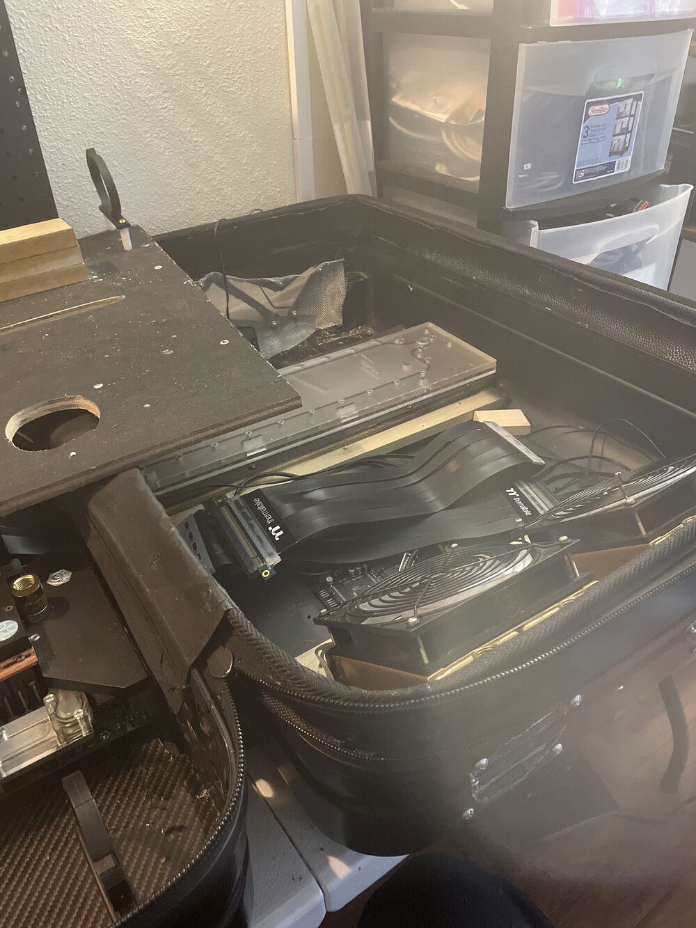 Still have a good amount to do. Once right side is done this side will be done easily.  Fittings are the biggest expense