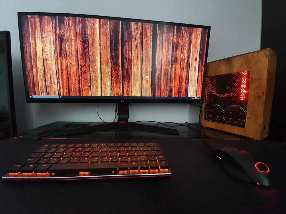 Orange theme all over.