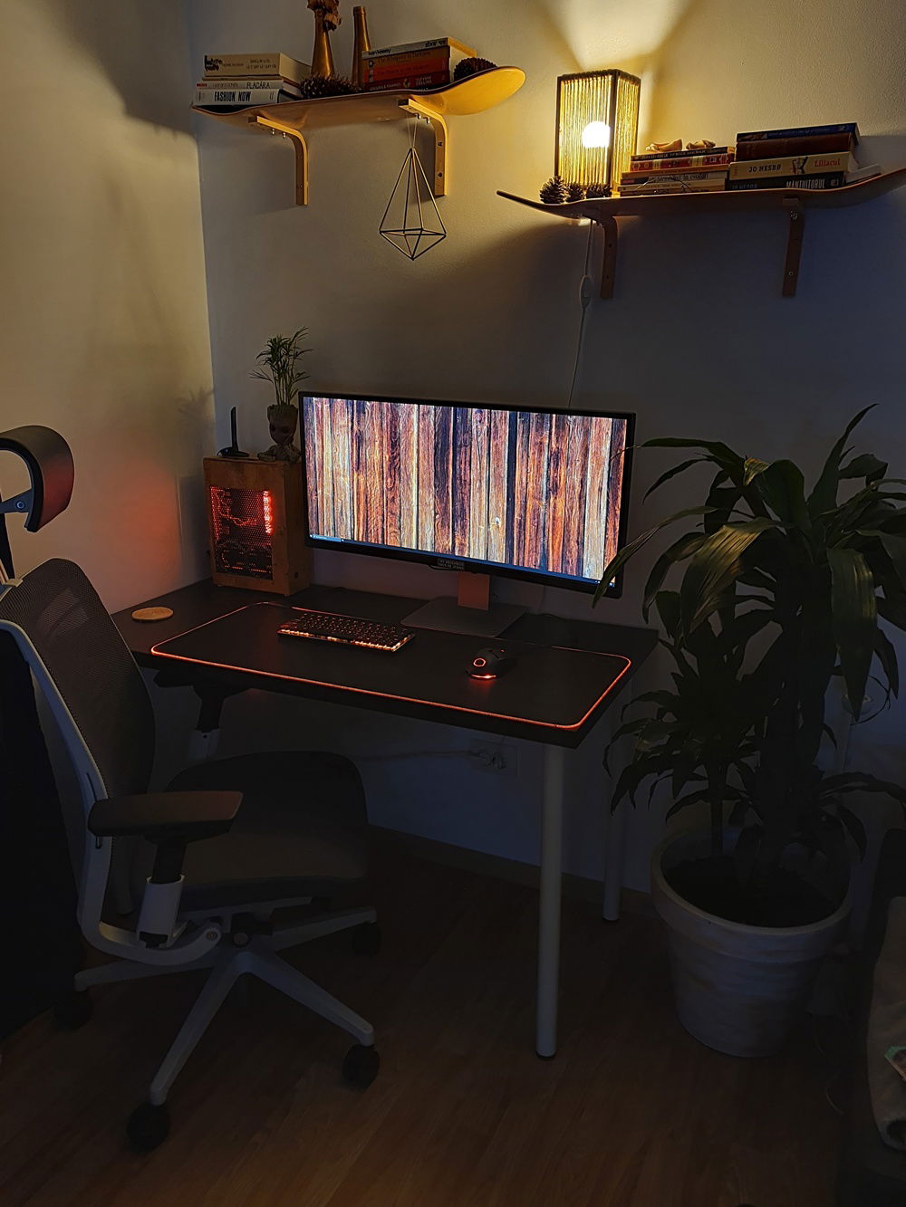 The SFFPC powered cozy corner of my living room.