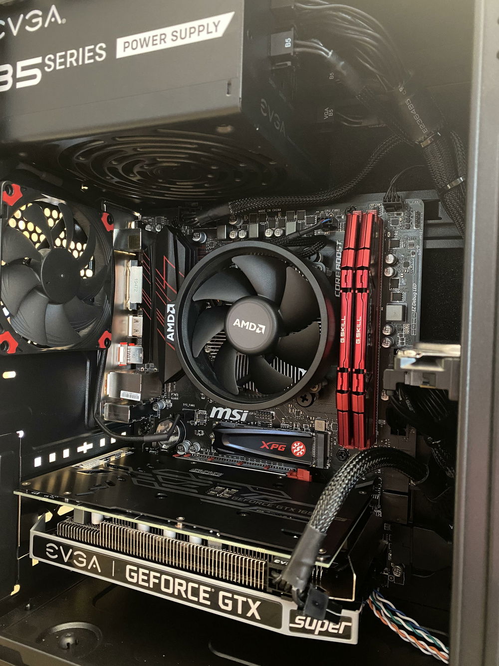 Rear Fan Supports 1x80mm or 1x92mm (92mm Shown)