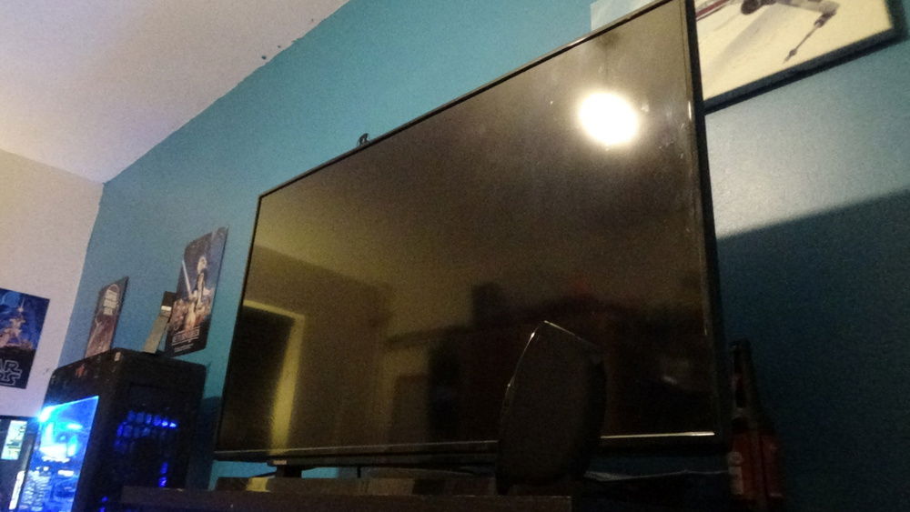 To watch Tv shows & Movies i use a Toshiba 40" tv, its a little old but it does the job for now